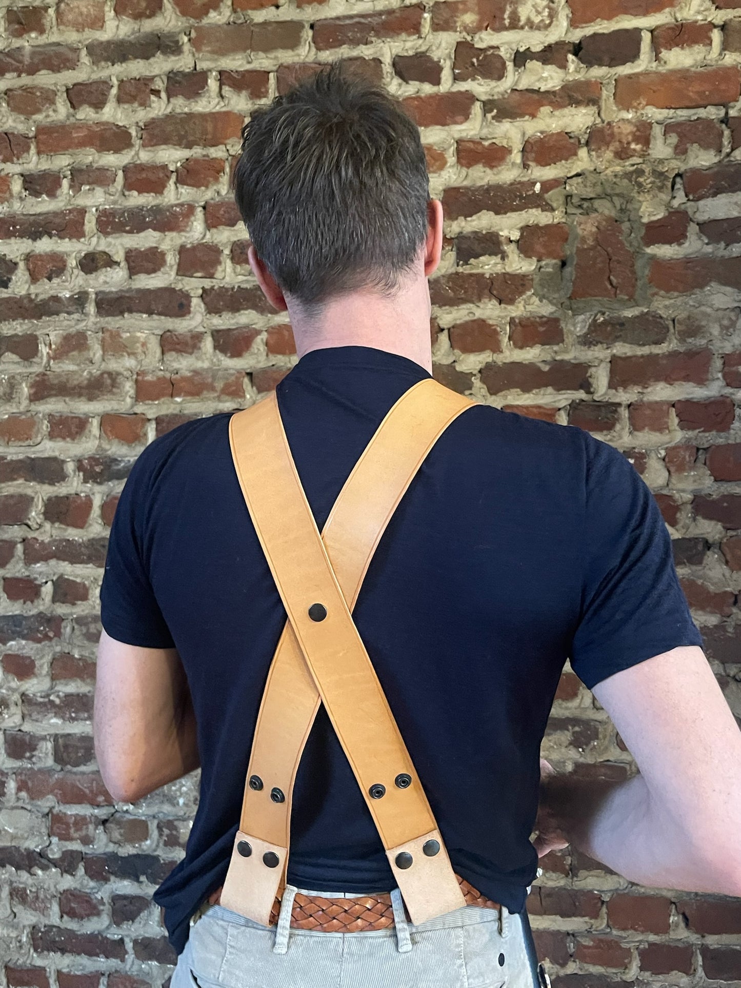 Leather harness for sax & clarinet