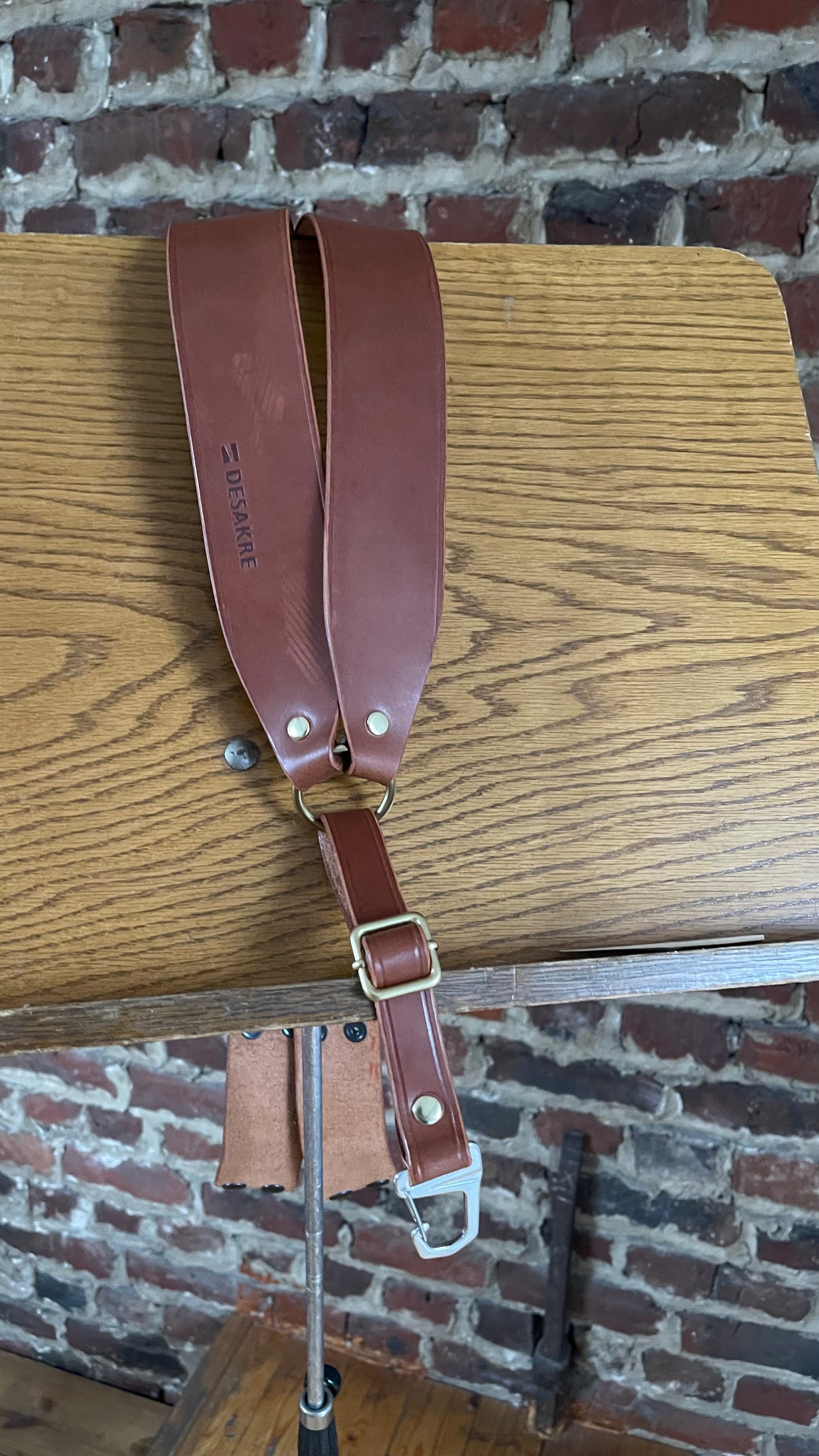 Leather harness for sax & clarinet