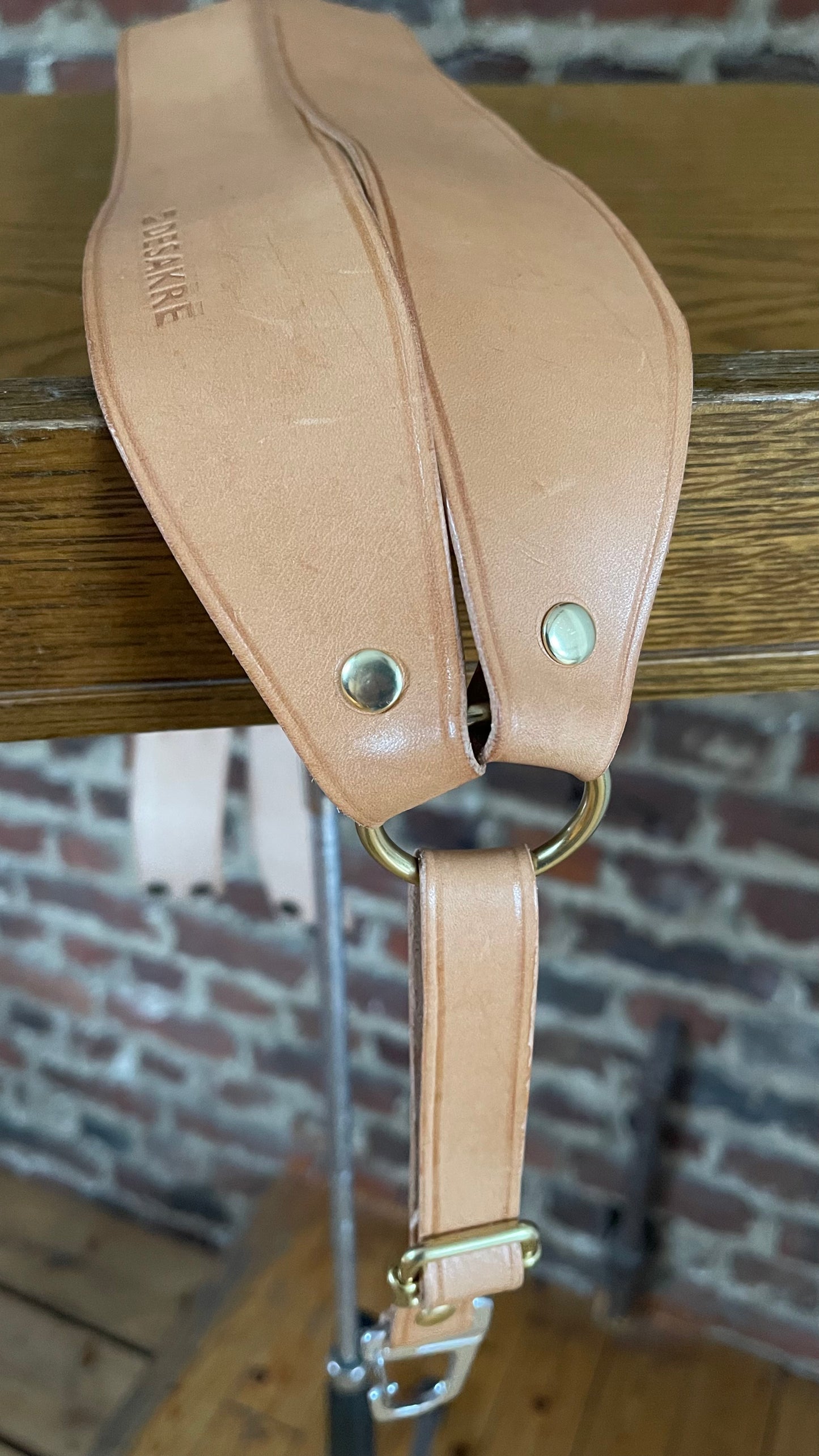 Leather harness for sax & clarinet